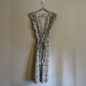 🖤🤍a new day midi sleeveless dress size L 🤍🖤